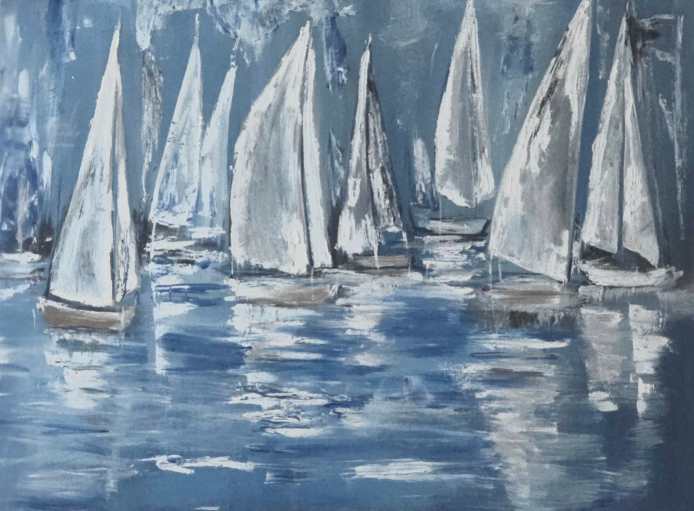 sailboats on the water