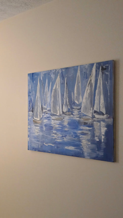 sailboats on the water